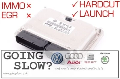 VW GOLF AUDI A3 PD130 TDI STAGE 1 REMAP IMMO OFF 038906019 ASZ 175 BHP ECU - Image 1 of 3