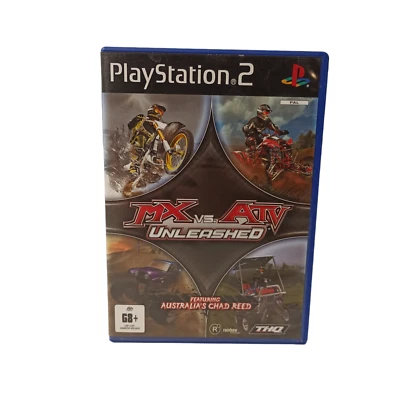 PS2 Sony PlayStation 2 Video Game MX vs ATV Unleashed Racing Driving Simulation  - Image 1 of 4