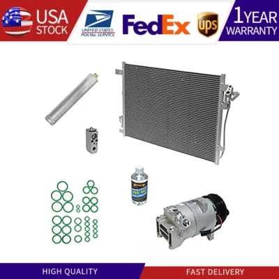 For A/C Condenser, Compressor, Drier, Seal, Tube & Oil Kit 2009-11 Nissan Murano - Image 1 of 4