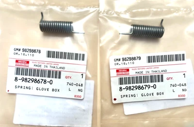 2x resortes de guantera con tapa de consola delantera genuina para Isuzu D-Max Mu-X 2012-2018 Foto 1 de 4