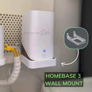 Wall Mount Bracket for eufy Homebase 3 (S380) Security System - Heavy duty stand - Foto 1 di 7