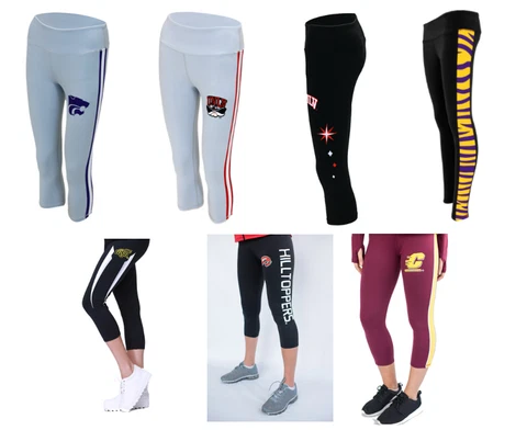 NCAA Women's Yoga Pants/Leggings - Fanwear - Brand New! - 50% Off MSRP Cover