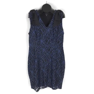 IMNYC Isaac Mizrahi Lace Bow Sheath Dress Women's Plus Size 14 Career Party - Picture 1 of 14