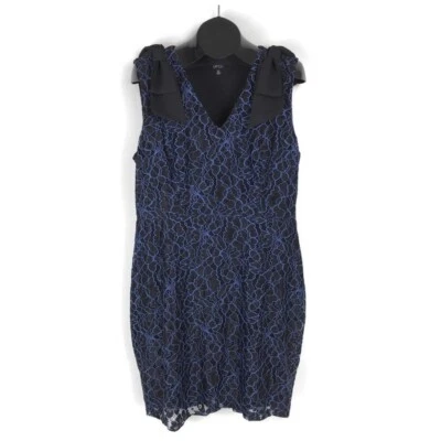 IMNYC Isaac Mizrahi Lace Bow Sheath Dress Women's Plus Size 14 Career Party - Image 1 of 4