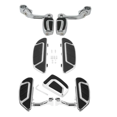 Driver Passenger Floorboard Brake Pedal Pegs Fit For Harley Street Glide 93-24 - Image 1 of 4