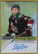 2020-21 Synergy Autographs #AHJ Niklas Hjalmarsson AUTO - Arizona Coyotes