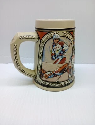 Taza Budweiser 1992 Equipo Olímpico de Estados Unidos Cerveza Stein Coleccionable  Foto 1 de 4