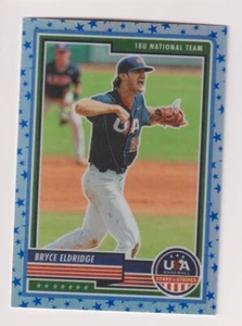 2023 Panini Stars & Stripes Bryce Eldridge Blue Stars Prizm Refractor 47 - Bild 1 von 2