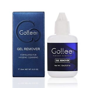Gollee Eyelash Glue Gel Remover Eyelash Adhesive Remover Quickly Dissolves 15ml