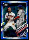 2021 Topps Chrome Sapphire Edition #61 A Playful Bout Of Juniors Braves