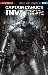CAPTAIN CANUCK INVASION #0 CANADA DAY 2018 AOD KEOWN B&W COVER - Picture 1 of 2