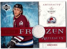 2006-07 Artifacts Frozen Artifacts Red #FAJS Joe Sakic 69/100 *S1088