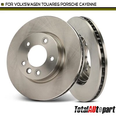 2 piezas rotores de freno de disco para Porsche Cayenne Volkswagen Touareg delantero derecho e izquierdo Foto 1 de 4