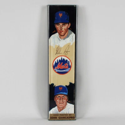 Nolan Ryan New York Mets Signed Hand Painted Pitchers Mound - COA JSA - Image 1 of 4