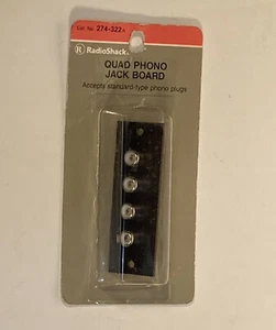 RadioShack quad phono jack board 274–322a NOS VINTAGE - Picture 1 of 3