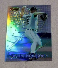 1997 Bowman's Best Refractors #128 Justin Thompson - Detroit Tigers