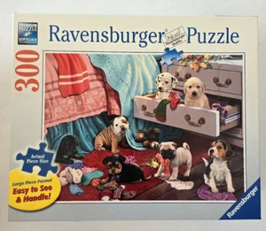 Ravensburger 300 großes Puzzle Unfug Macher Welpen komplett - Bild 1 von 4