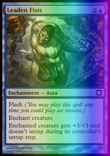 Magic the Gathering MTG Leaden Fists (38) Future Sight   MP FOIL