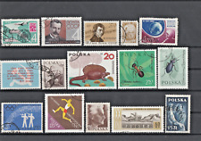 Wertvoller Posten Russland und Polen ab 1962 gestempelt 15 Briefmarken