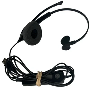 JABRA Biz 1500 USB Mono Corded Headset Model HSC024 Black 1553-0159 - WARRANTY!! - Picture 1 of 6