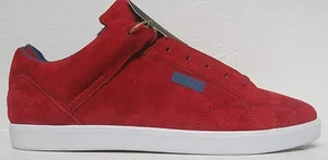 diamond supply footwear  v v s  red blue leather shoes men's size 12 M US - Picture 1 of 6