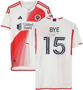 Brandon Bye New England Revolution Signed Match-Used #15 Jersey - '24 Season - L - Picture 1 of 5