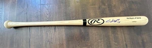 CRISTIAN PACHE AUTOGRAPHED BLONDE RAWLINGS BASEBALL BAT A'S BECKETT - X11619 - Picture 1 of 6