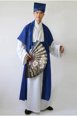 New Tang Style Hanfu Men's Chinese Style Xiucai Costume Ancient Scholar Costume - Image 1 of 4
