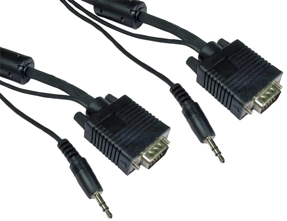 RARAION - Kabel SVGA Lelaki ke Lelaki dengan Audio, 10m - Image 1 of 1