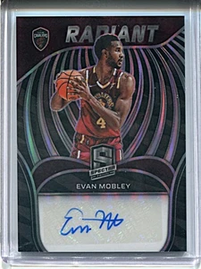 EVAN MOBLEY 2021-22 PANINI SPECTRA RADIANT SIGNATURES SILVER RC AUTO 32/49 - Bild 1 von 2