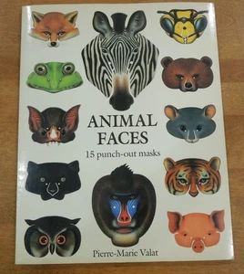 NEU Tiergesichter 15 Ausstanzmasken von Pierre-Marie Valat ~ Halloween Maskerade - Bild 1 von 2
