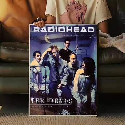 Radiohead Rock Band Poster Vintage Music Wall Decor Print Noframe - Image 1 of 3