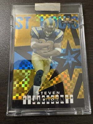 Steven Jackson /150 Rc Rams 2004 ROOKIE Topps FINEST GOLD Xfractor Sealed - Image 1 of 2