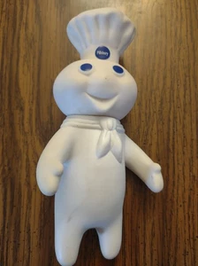 Vintage 1971 Pillsbury Poppin' Fresh Doughboy Vinyl Doll- 7 1/4" Inches Tall - Picture 1 of 2