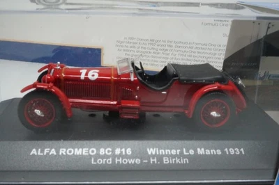 IXO MODELS  - LE MANS 1931 WINNER - ALFA ROMEO 8C #16 - 1/43 scale model  LM1931 — 第 1/4 张图片