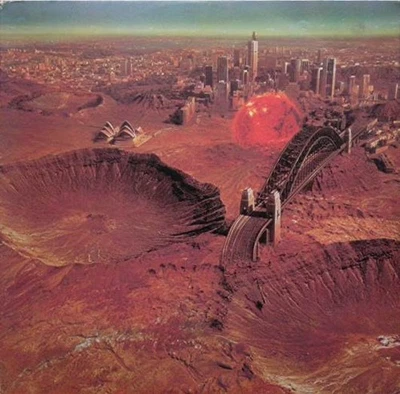 Midnight Oil - Red Sails In The Sunset LP 1985 Columbia NM/VG+ - Image 1 of 4