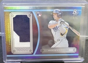 Wander Franco 2022 Bowman Platinum Patch /5 - Picture 1 of 2