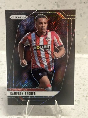 2024-25 Panini Prizm EPL Cameron Archer Black Shimmer 1/1 1of1 Southampton - Image 1 of 2