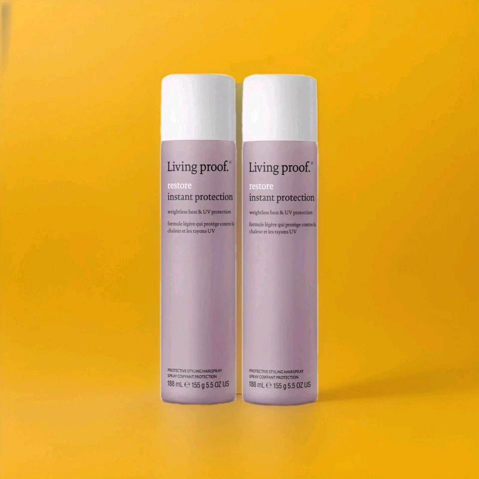2x Living Proof Restore Instant Protection Spray 5.5oz NEW & FRESH! - Image 1 of 1