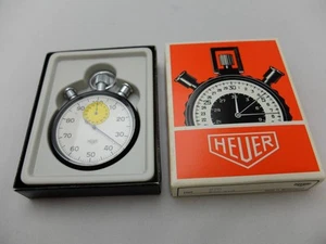 Heuer stopwatch 570, 1/100th of a minute decimal, split, unused - Picture 1 of 3