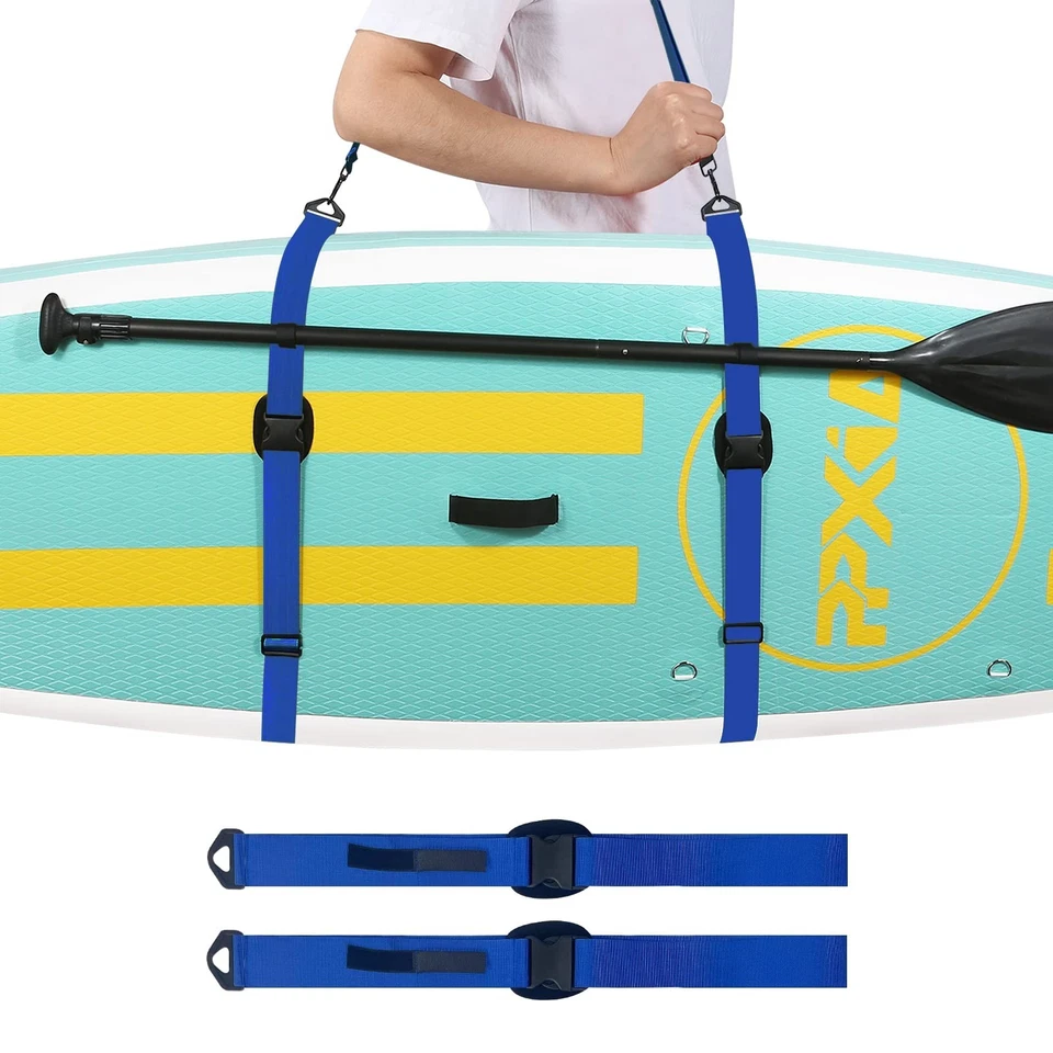 Paddle Board Carry Strap-SUP Kayak Shoulder Straps Paddle Board Accessories-Blue - Image 1 of 4