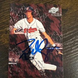 Richie Sexson handsignierte 1996 Excel Season Crowns Karte #9 Cleveland Indians - Bild 1 von 3