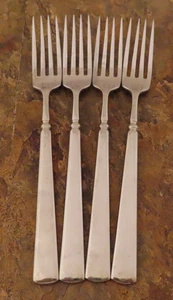 Oneida Easton USA Set of 4 Dinner Forks Stainless Flatware Lot B - Picture 1 of 5