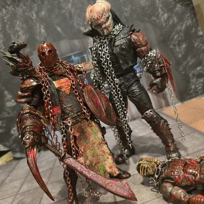 NECA Friday The 13th Jason Voorhees Predator V Aliens Colonial Marines Dutch  - Image 1 of 4