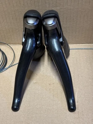Shimano Tiagra ST-4700 10 Speed Double Brake Levers - Ref S3 - Image 1 of 4
