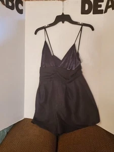 Free People Movement Romper Womens Small Size 00 Black - Picture 1 of 4