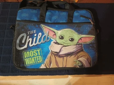 Disney Star Wars The Mandalorian The Child Baby Yoda Laptop Tablet Case New  - Image 1 of 4