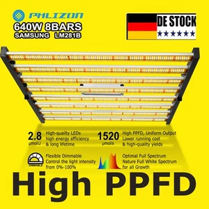 640W Spider LED Grow Light Samsung LM281B Vollständiges Spektrum Indoor Plants - Bild 1 von 12