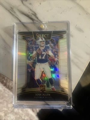 2018 Panini Select - Concourse Josh Allen #24 Silver Prizm (RC) - Image 1 of 2