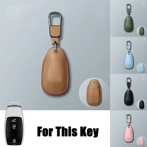 Genuine Leather Car Key Case Cover For Benz E200 W212 W213 S212 E300 S212 S E400 - Picture 1 of 20